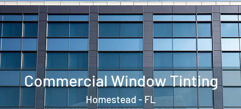  Commercial Window Tinting Homestead - FL
