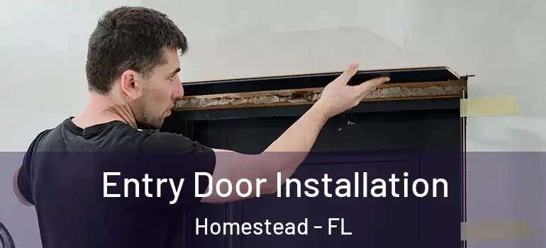  Entry Door Installation Homestead - FL