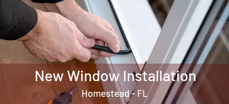  New Window Installation Homestead - FL