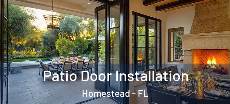  Patio Door Installation Homestead - FL