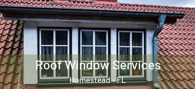  Roof Window Services Homestead - FL