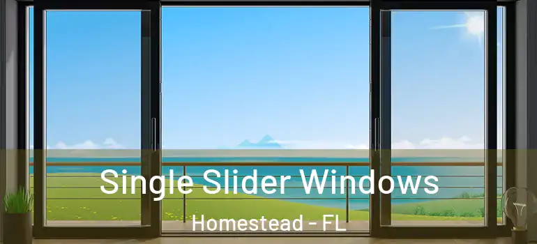  Single Slider Windows Homestead - FL