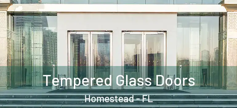  Tempered Glass Doors Homestead - FL