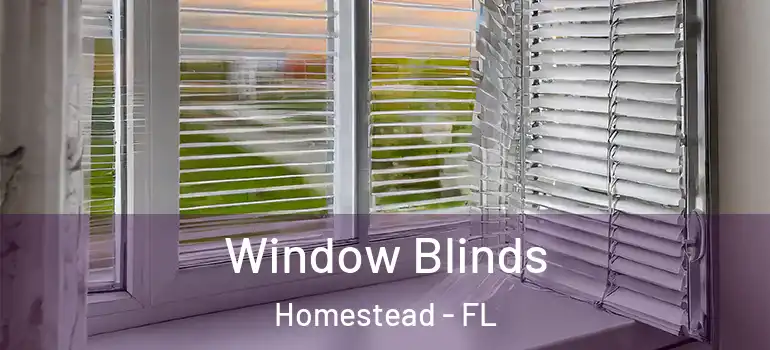  Window Blinds Homestead - FL