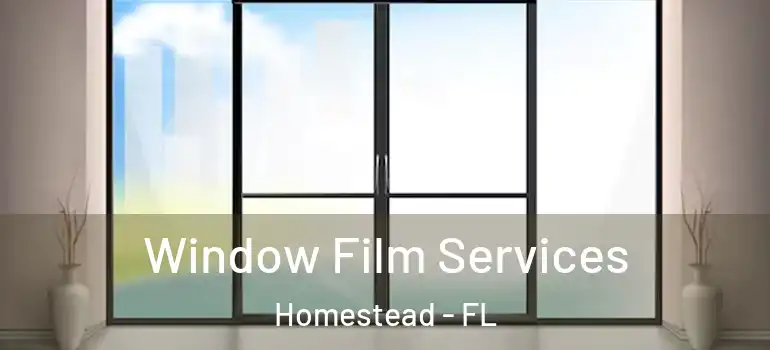  Window Film Services Homestead - FL
